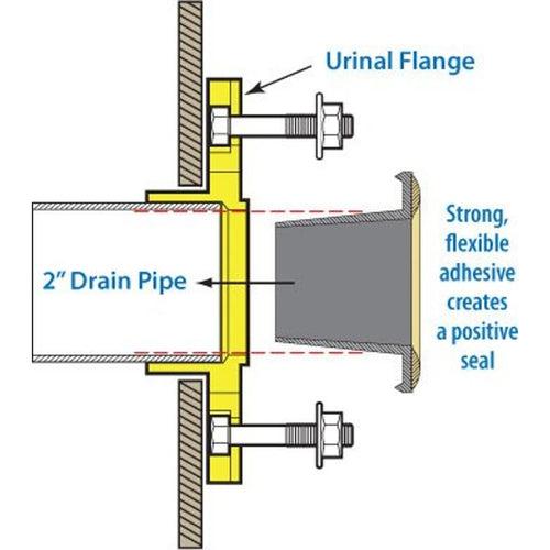 Wax-Free Urinal Seal, For Use With 2 in, Drain Pipe, PVC, Black - rj12vfo3fh3fgyi9fgyp_x500.jpg