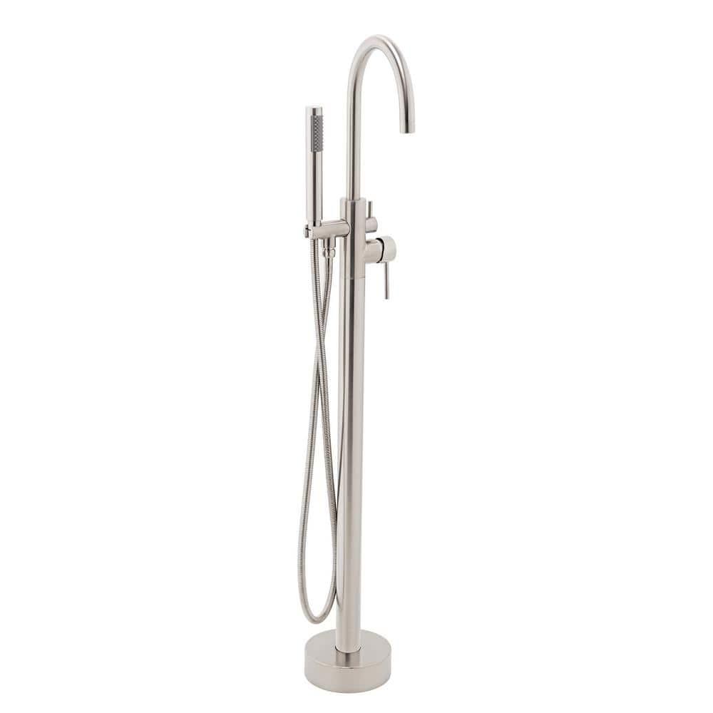 1-Handle Freestanding Floor Mount Tub Faucet Bathtub Filler with Hand Shower in Brush Nickel - rj2dmgywqozozfucesdw_800x500@2x.jpg