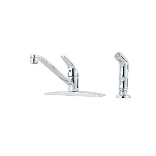 Pfirst Series™ Kitchen Faucet, Deck Mount, ADA, 1 Lever Handle, 4-Hole, Polished Chrome - rjarjiq64sfqyrsz7tim_x500.jpg