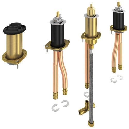 Classic Roman Tub Rough-In Kit, PEX Inlet x PEX Outlet, 60 psi, 18 gpm, Solid Fabricated Brass Body - rlyekg0cxazowmprcjmn_x500.jpg