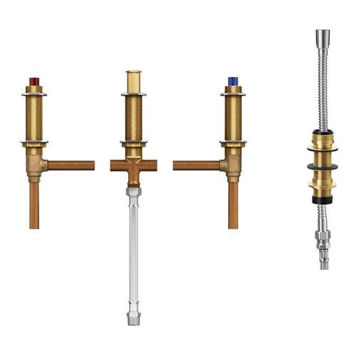 1/2 Inch Sweat (Copper-to-Copper) Roman Tub Rough-In Valve with Diverter and 10 Inch Minimum Centers and 69 Inch Shower Hose from the M-PACT Collection - rnhpcnnvcaenwz1khblu_x500.jpg