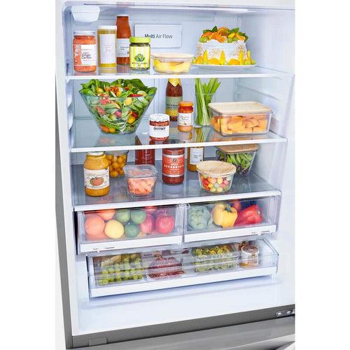 33 in. W 26 cu. ft. Bottom Freezer Refrigerator w/ Multi-Air Flow and Smart Cooling in PrintProof Stainless Steel - rpzpvleke8kbpwoks1v0_x500.jpg