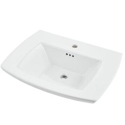 Edgemere 25" Fireclay Pedestal Bathroom Sink with Single Faucet Hole and Overflow - Less Pedestal - rsll1vfkah3f4kqryzkc_x500.jpg