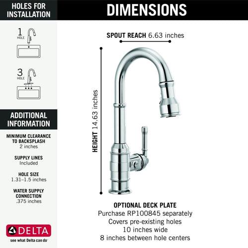 Broderick 1.8 GPM Single Hole Pull Down Bar/Prep Faucet with Magnetic Docking Spray Head - rxbrzuzg9kpj4sdgu202_x500.jpg