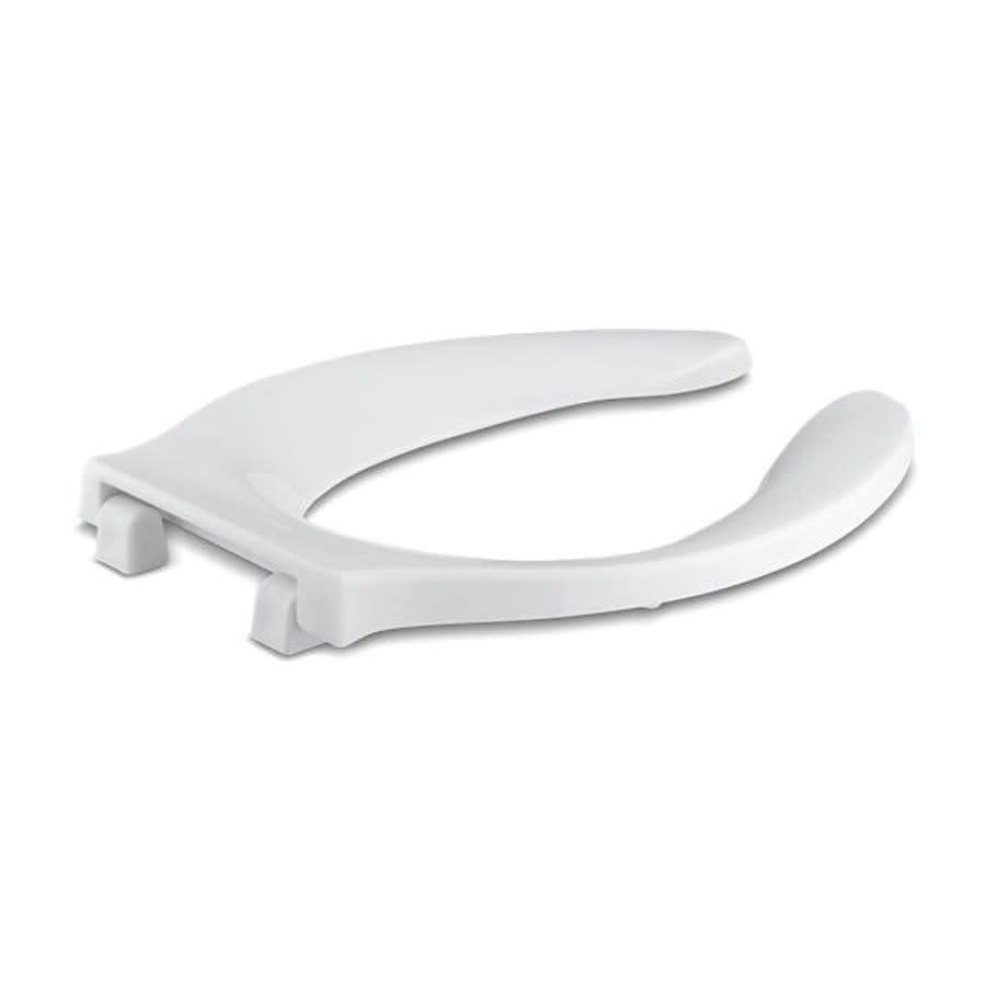 Stronghold® Toilet Seat, Elongated Bowl, Open Front, Less Cover, Plastic, White - rylr2wibzxdjlzhgskol_800x500@2x.jpg