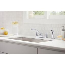 Jolt 1.5 GPM Widespread Kitchen Faucet - Includes Side Spray Escutcheon - rypuwua9qdja3m2afcc3_x500.jpg