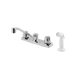 Pfirst Series™ Kitchen Faucet, Deck Mount, 2 Knob Handle, 4-Hole, Polished Chrome - rzpzxeqpptheerdijzfx_800x500@2x.jpg