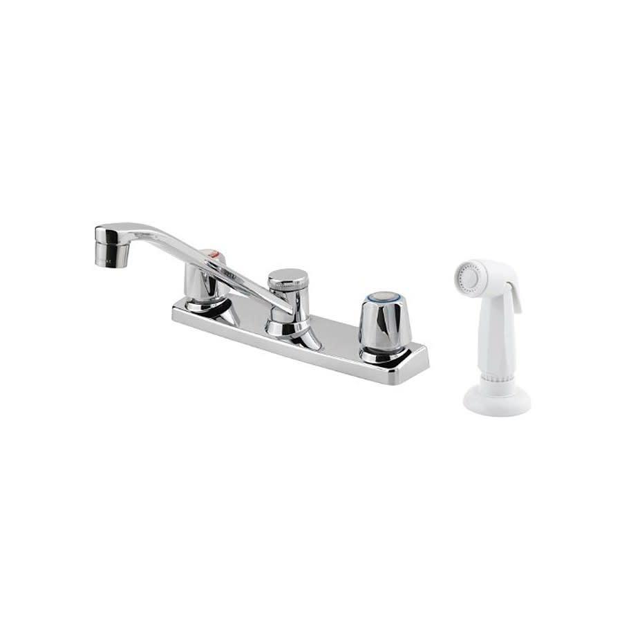 Pfirst Series™ Kitchen Faucet, Deck Mount, 2 Knob Handle, 4-Hole, Polished Chrome - rzpzxeqpptheerdijzfx_800x500@2x.jpg