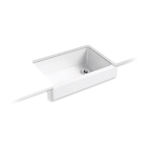 Whitehaven® Single Bowl Kitchen Sink, Under Mount, 32-1/2 x 21-9/16 in, 9-5/8 in Bowl Depth, Cast Iron, White - s0xznkfjqcgthtpeucre_x500.jpg