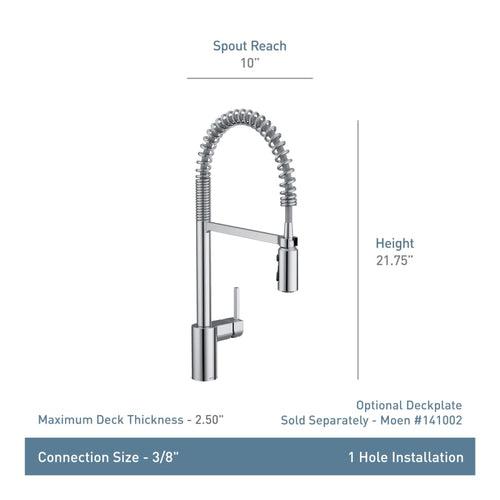 Align 1.5 GPM Single Hole Pre-Rinse Pull Down Kitchen Faucet with Power Boost - s2dnocyn5q5djfz8oi4p_x500.jpg