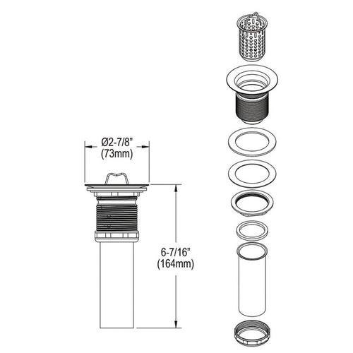 Drain Fitting 2 in, Nickel Plated Brass Body with Deep Stainless Steel Strainer Basket - scirzdajwskpr3wvft5x_x500.jpg