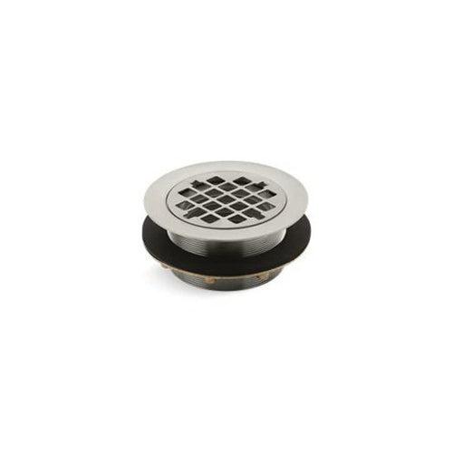 Round Shower Drain, Solid Brass Drain, Vibrant Brushed Nickel - shtbumficjfchykjikcc_x500.jpg