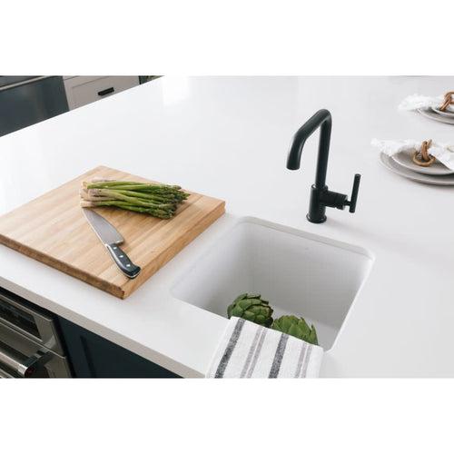 Cairn 15-1/2" Undermount Single Bowl Stone Neoroc Granite Composite Bar Sink with Bottom Sink Rack - snxxlkblo6idskergg7j_x500.jpg