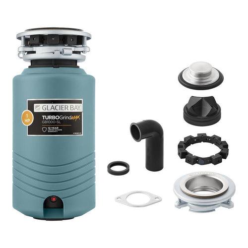 Glacier Bay TurboGrind Max 1 hp. Continuous Feed Garbage Disposal with Power Cord - spilue71ckek3dykxo5k_x500.jpg