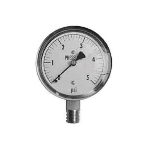 Pressure Gauge, 2-1/2 in Dia Dial, 0 to 5 psi, 1/4 in MNPT Bottom Connection - sr2qp6amyaqbl7blzyz2_x500.jpg