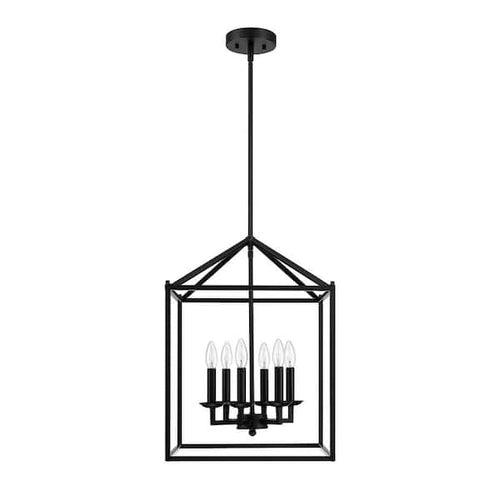 Dawn 6-Light Matte Black Chandelier 16" - sw918cdtyftgbhmdb9hm_x500.jpg