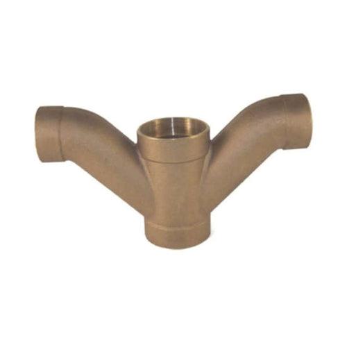 DWV Double Combination Wye and 45 deg Elbow, 1-1/2 in, C, Copper - swqwbwx46tby7czbjmuu_x500.jpg