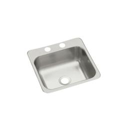 Single Bowl Bar Sink, Top Mount, ADA, 15 x 15 in, 5-9/16 in Bowl Depth, 2-Hole, 20 ga Luster Steel, Stainless - sxd5tj29ithey4xnbqow_800x500@2x.jpg