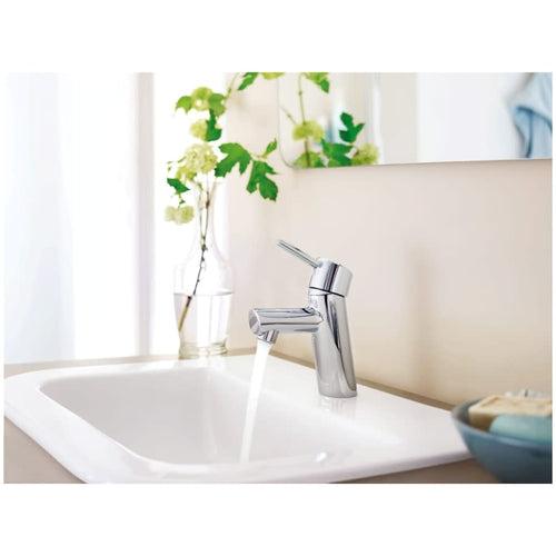 Concetto 1.2 GPM Single Handle Single Hole Bathroom Faucet with SilkMove Ceramic Disc Cartridge - Free Metal Drain Assembly with purchase - szyauzpnkmtsxiixl2jt_x500.jpg