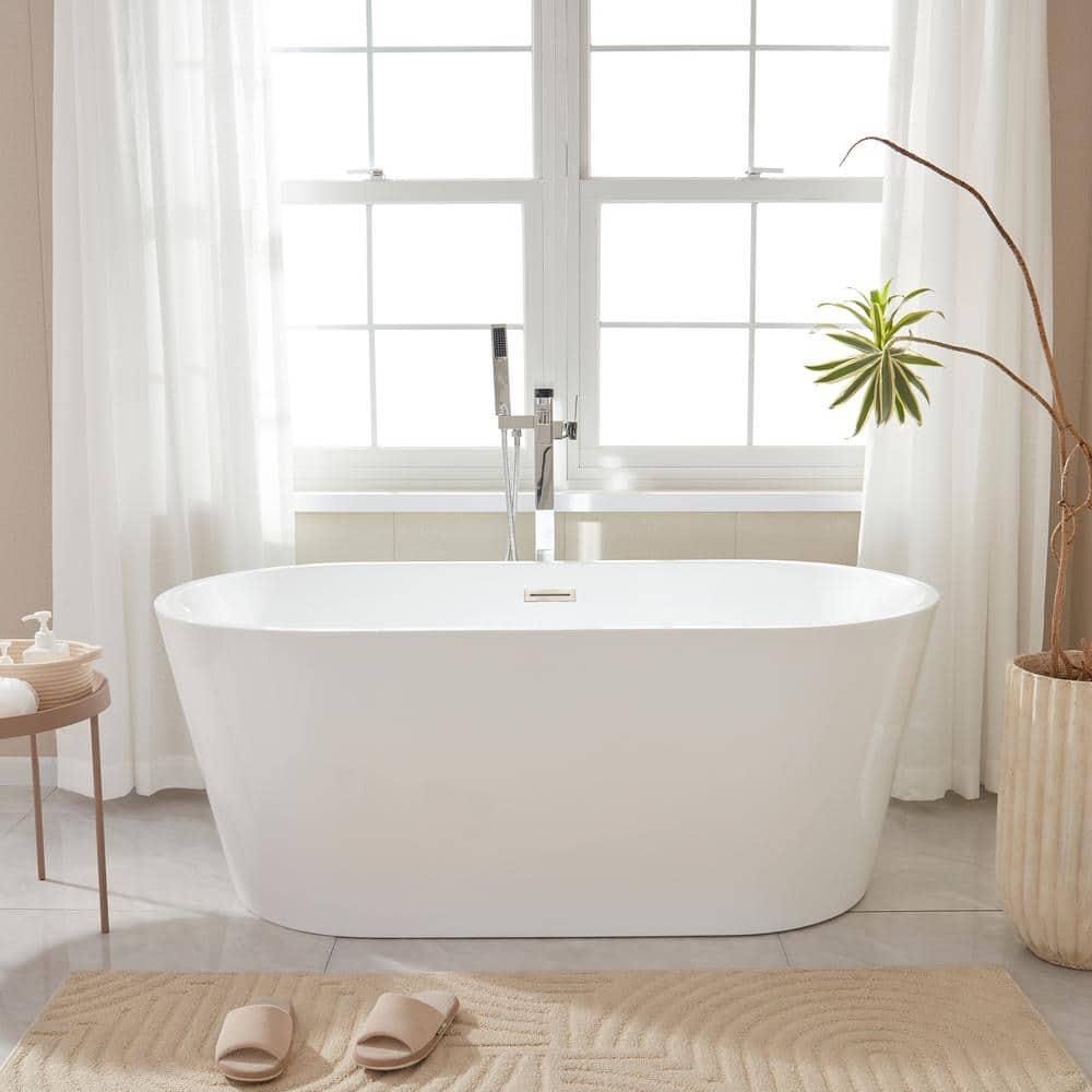 Bordeaux 54 in. Acrylic Flatbottom Freestanding Bathtub in White/Brushed Nickel - t6nioxmbh2m2hrgjyjkr_800x500@2x.jpg