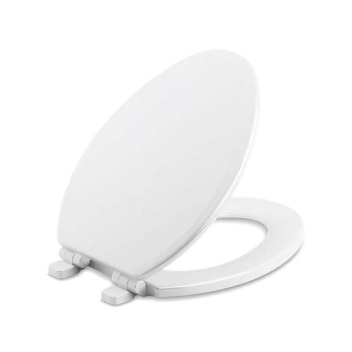 Ridgewood® Toilet Seat, Elongated Bowl, Closed Front, With Cover, Wood, White - t8yiibwffwl1lpvgx67i_x500.jpg