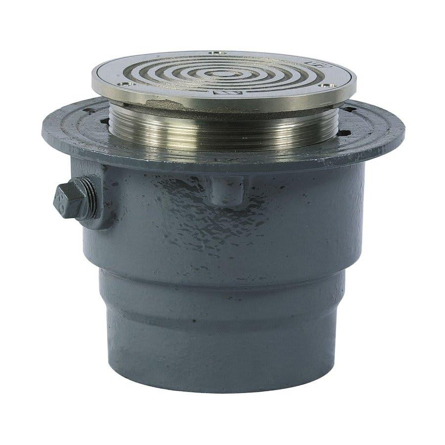 Cleanout With Top, 3 in Outlet, No Hub, 5-1/8 in Cover, Round, Nickel Bronze - tcv3wofgww67npx2xrp4_800x500@2x.jpg