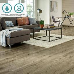 Defense+ Smoky Eiffel Oak 14 mm T x 7.4 in. W Waterproof Laminate Wood Flooring (17.2 sqft/case) - td8kg8nbii1woeynrtzc_x500.jpg