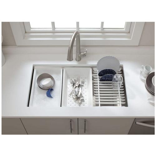 Prolific 29" Undermount Stainless Steel Single Basin Kitchen Sink with SilentShield Technology, Bamboo Cutting Board, 2 Multipurpose Racks, Colander, and Washbin - tfhimmxxpj4dgzfu0d4x_x500.jpg