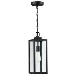 1-Light Matte Black Outdoor/Indoor Pendant Light with Clear Glass Shade - toyzpznzuvkf69ml6uxm_x500.jpg