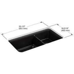 Cairn Slim Divide 33-1/2" Undermount Double Bowl Neoroc Granite Composite Kitchen Sink with Large Bowl Sink Rack - ttfuk5t0rlmc4a8hrrwd_x500.jpg