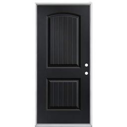 36 in. x 80 in. Cheyenne 2-Panel Left Hand Inswing Painted Smooth Fiberglass Prehung Front Exterior Door No Brickmold - tv9ohxaddhyc46dhg9m6_800x500@2x.jpg