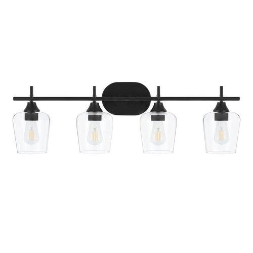 Pavlen 33 in. 4-Lights Black Vanity Light with Clear Glass Shade - tzshwqqif77reqr0vwtl_x500.jpg