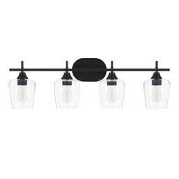 Pavlen 33 in. 4-Lights Black Vanity Light with Clear Glass Shade - tzshwqqif77reqr0vwtl_x500.jpg