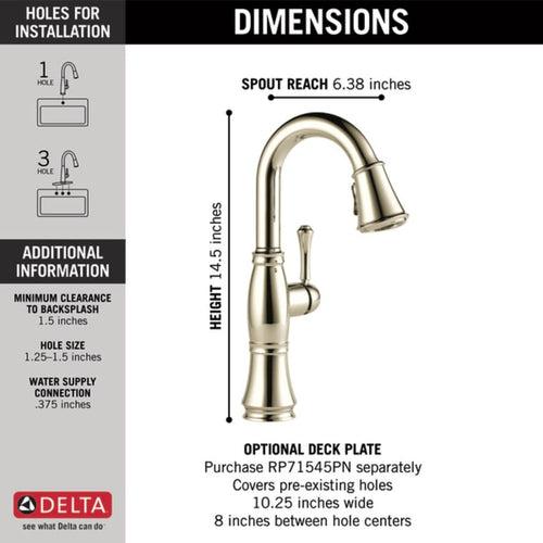 Cassidy Pull-Down Bar/Prep Faucet with Magnetic Docking Spray Head - Includes Lifetime Warranty - u29hbqyugrqhpoxi9xe3_x500.jpg