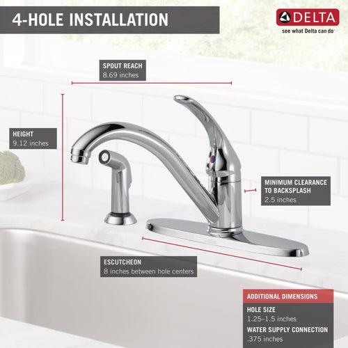 Classic Kitchen Faucet with Side Spray - Includes Lifetime Warranty - u367ohghrwqybogz42er_x500.jpg