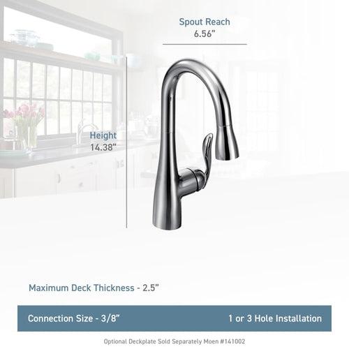 Arbor Single Handle Pulldown Spray Bar Faucet with Reflex Technology - u3xu33qfkv2huerssitt_x500.jpg