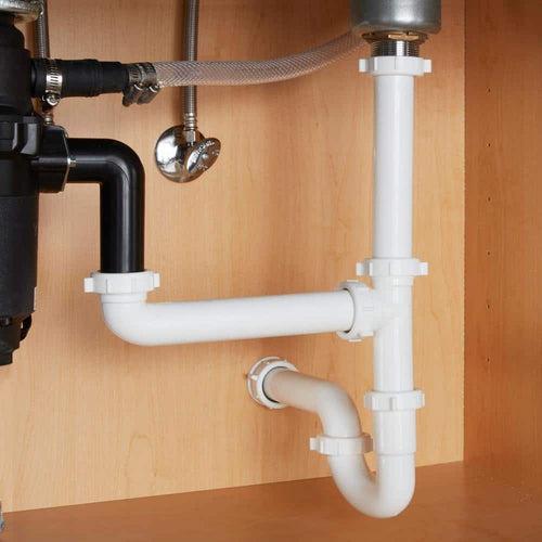 1-1/2 in. White Plastic Slip-Joint Garbage Disposal Install Kit with Dishwasher Garbage Disposal Connector - u6exlfpyfcbrkkr3yo9s_x500.jpg