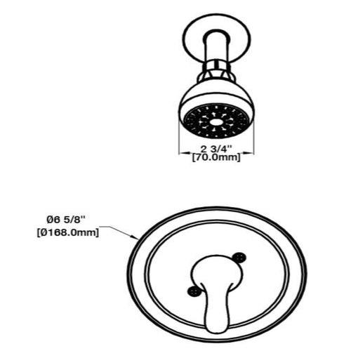 Glacier Bay Builders Single Handle 1-Spray Shower Faucet 1.8 GPM with Ceramic Disc Valves, Integral stops in Brushed Nickel - u7u7ugpejuy0cxiflsay_x500.jpg