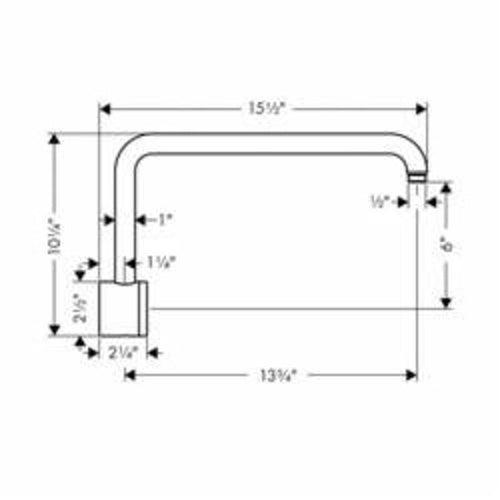 Raindance Shower Arm, Wall Mount, 15 in L, Brushed Nickel - u8mloeghhol51yo87q11_x500.jpg