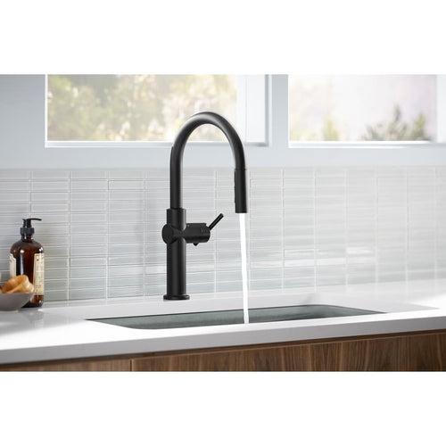 Crue 1.5 GPM Single Hole Pull Down Kitchen Faucet - Includes Escutcheon - ub5eizvoebeccznnwpxu_x500.jpg