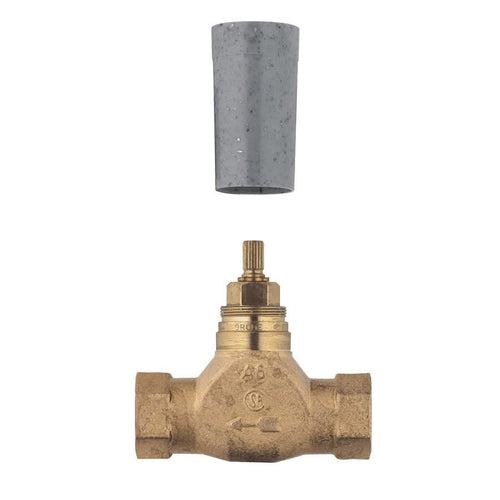 Concealed Stop Valve, 1/2 in, NPT, Brass Body, Rough Brass - uczg3wpviyuje2qbmedh_x500.jpg