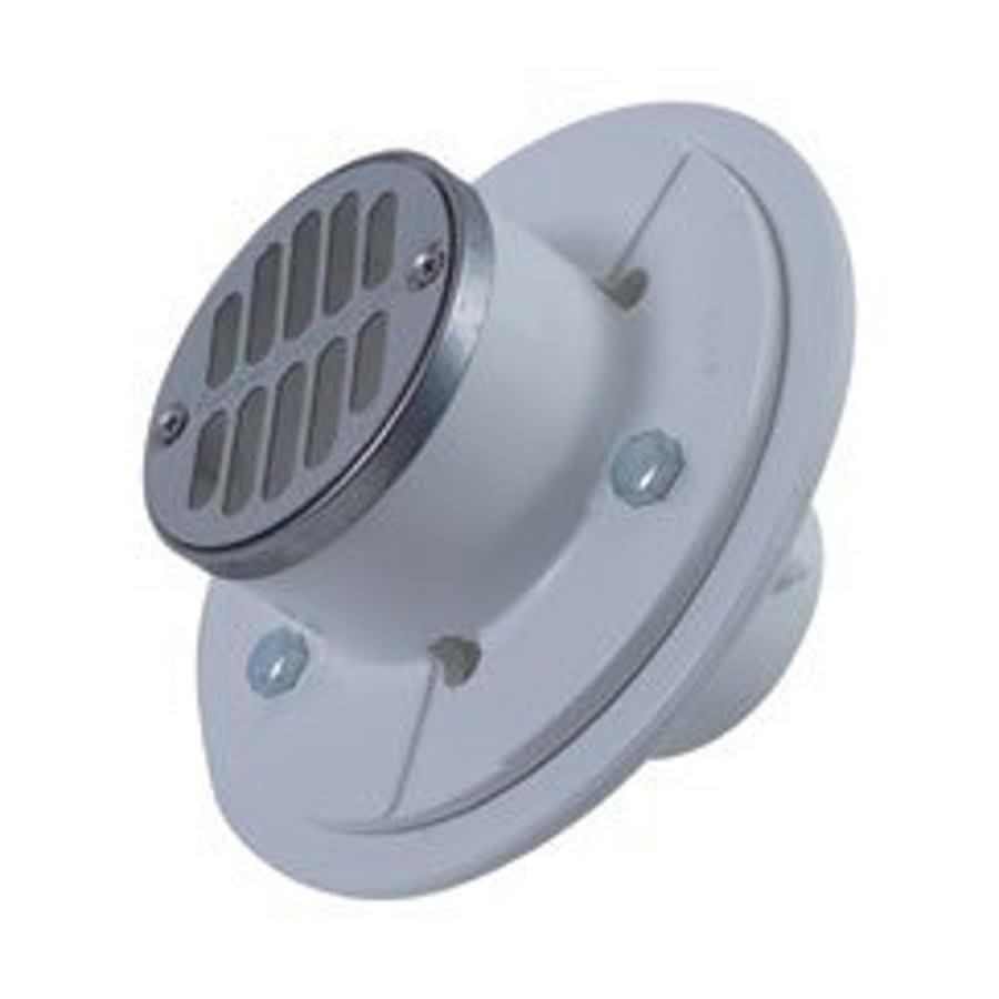 Shower Drain, Round, PVC, 2 in, White, Polished Chrome - ug9rwxly7zravdydmnjn_800x500@2x.jpg