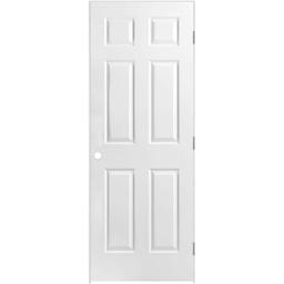 36 in. x 80 in. 6 Panel Left-Handed Hollow-Core Textured Primed Composite Single Prehung Interior Door - ui29j7sfd4imctf9tp4x_800x500@2x.jpg