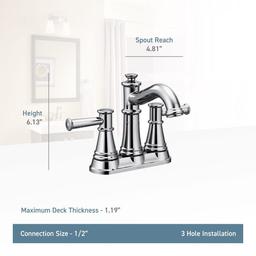 Belfield 1.2 GPM Centerset Bathroom Faucet - Includes Metal Pop-Up Drain Assembly - ukoc3jrppolkx6h712rn_x500.jpg