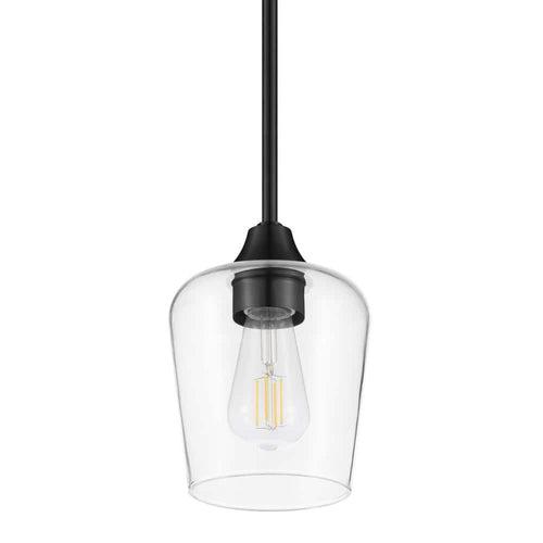 Pavlen 5.5 in. 1-Light Black Mini Pendant with Clear Glass Shade - umbkv2bxuba3nkjhd7np_x500.jpg