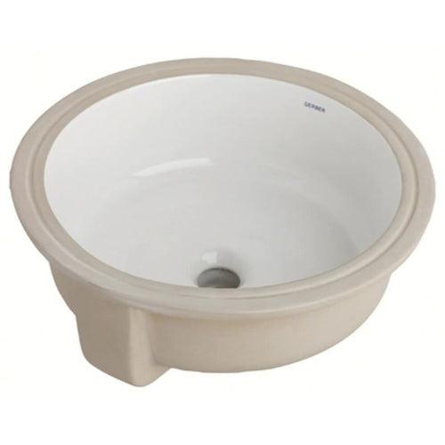 Luxoval™ Under Mount Lavatory Sink, ADA, 16 x 16 x 6-7/8 in, Vitreous China, White - usbzlnnsz5a4c3ivgf3n_x500.jpg