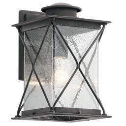 Argyle Single Light 13" Tall LED Outdoor Wall Sconce with Clear Seeded Glass Shade - utgylrg5gcjcoitmyp6i_800x500@2x.jpg