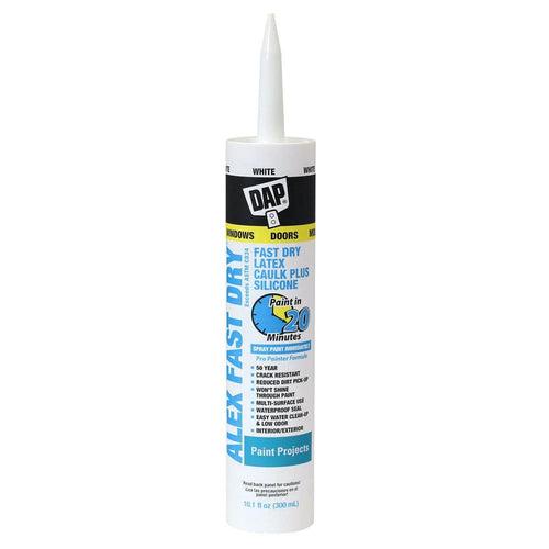 DAP Alex Fast Dry 10.1 oz. White Acrylic Latex Plus Silicone Caulk - utvfs4jbpk0idbaclodc_x500.jpg