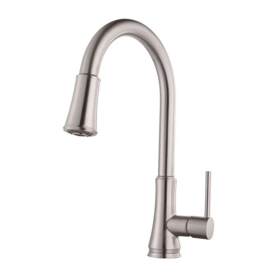 Pfirst Series™ Kitchen Faucet, Deck Mount, ADA, 1 Lever Handle, 1 or 3-Hole, Stainless Steel - uvjd5zim6rhw1z0937vt_800x500@2x.jpg