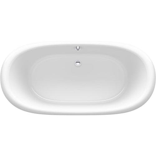 Artifacts 67" Free Standing Cast Iron Soaking Tub with Center Drain and Overflow - Claw Feet Sold Separately - uy1tgda4uvfyk4wtmace_x500.jpg